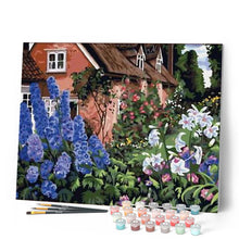 Charger l'image dans la galerie, peinture par numéros | Jardin fleuri en campagne | fleurs, Intermédiaire | FiguredArt