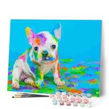 Charger l'image dans la galerie, peinture par numéros | Chien qui fait de la peinture | animaux, chiens, Facile | FiguredArt