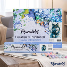 Charger l'image dans la galerie, peinture par numéros | Regard de Loup | animaux, Intermédiaire, loups | FiguredArt