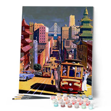 Charger l'image dans la galerie, peinture par numéros | Design de Ville | Intermédiaire, ville | FiguredArt