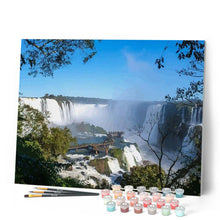 Charger l'image dans la galerie, peinture par numéros | Grande cascade | Intermédiaire, paysages | FiguredArt