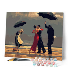 Charger l'image dans la galerie, peinture par numéros | Danseurs rétro sur la Plage | danse, france, intermédiaire, romantique | FiguredArt