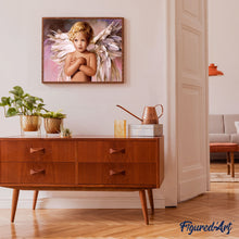 Charger l'image dans la galerie, peinture par numéros | Petit Ange mignon | Intermédiaire, religion | FiguredArt