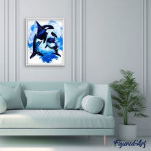 Charger l'image dans la galerie, peinture par numéros | Grand orques | animaux, Facile, orques, poissons | FiguredArt