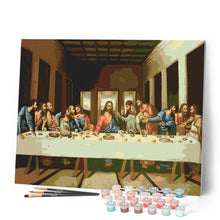 Charger l'image dans la galerie, peinture par numéros | Le Repas | Complexe, religion | FiguredArt