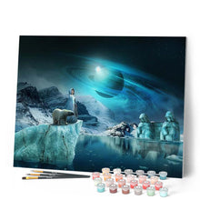 Charger l'image dans la galerie, peinture par numéros | Saturne et Romance | animaux, Complexe, paysages | FiguredArt