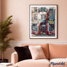 Charger l'image dans la galerie, peinture par numéros | Le petit Bistro Vintage | complexe, france, ville | FiguredArt