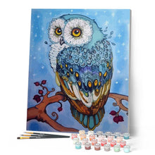 Charger l'image dans la galerie, peinture par numéros | Chouette cette chouette | animaux, chouettes et hiboux, Intermédiaire | FiguredArt