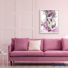 Charger l'image dans la galerie, peinture par numéros | Cheval à la crinière rose | animaux, chevaux, Facile | FiguredArt