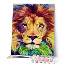 Charger l'image dans la galerie, peinture par numéros | Tête de lion en couleur | animaux, Complexe, france, lions | FiguredArt