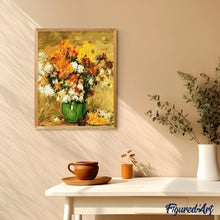 Charger l'image dans la galerie, peinture par numéros | Bouquet de fleurs comme avant | Complexe, fleurs | FiguredArt