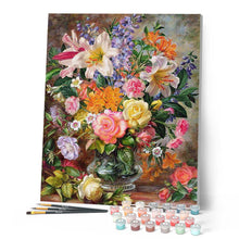 Charger l'image dans la galerie, peinture par numéros | Explosions de Fleurs | Complexe, fleurs | FiguredArt