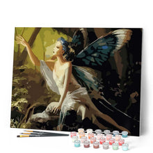 Charger l'image dans la galerie, peinture par numéros | Femme Papillon | animaux, Facile, papillons, portrait | FiguredArt