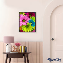 Charger l'image dans la galerie, peinture par numéros | Fleurs pleines de couleurs | Facile, fleurs | FiguredArt