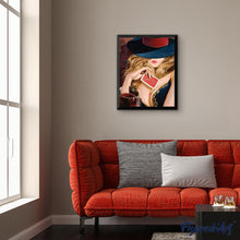 Charger l'image dans la galerie, peinture par numéros | La femme aux cartes | Facile, portrait | FiguredArt