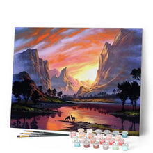Charger l'image dans la galerie, peinture par numéros | Lac et paysage montagneux | Complexe, paysages | FiguredArt