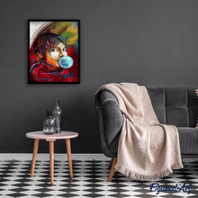 Charger l'image dans la galerie, peinture par numéros | Chewing Gum | Intermédiaire, portrait | FiguredArt