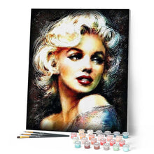 Charger l'image dans la galerie, peinture par numéros | Marilyn Monroe Magnifique Femme | Complexe, portrait | FiguredArt