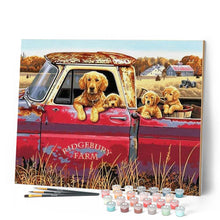 Charger l'image dans la galerie, peinture par numéros | Chiens à la ferme | animaux, chiens, Facile | FiguredArt