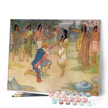 Charger l'image dans la galerie, peinture par numéros | Romance avec une indienne | Facile, romantique | FiguredArt