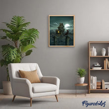 Charger l'image dans la galerie, peinture par numéros | Maison hantée | animaux, Complexe, oiseaux, paysages | FiguredArt