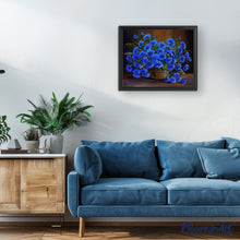 Charger l'image dans la galerie, peinture par numéros | Belles fleurs bleues | Complexe, fleurs | FiguredArt