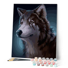 Charger l'image dans la galerie, peinture par numéros | Petit loup tout mignon | animaux, Facile, loups | FiguredArt