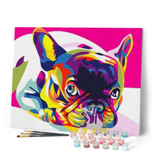 Charger l'image dans la galerie, peinture par numéros | Carlin Pop Art | animaux, chiens, Facile, france | FiguredArt