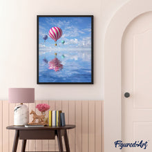 Charger l'image dans la galerie, peinture par numéros | Vol en Montgolfière | complexe, france, paysages | FiguredArt