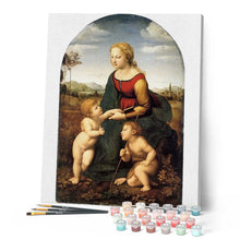 Charger l'image dans la galerie, peinture par numéros | Mère et ses fils | Complexe, portrait, reproduction | FiguredArt