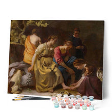 Charger l'image dans la galerie, peinture par numéros | Les Femmes et leurs pieds | Complexe, portrait, reproduction | FiguredArt