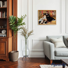 Charger l'image dans la galerie, peinture par numéros | Femme et Filles | animaux, chiens, Complexe, portrait, reproduction | FiguredArt