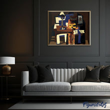 Charger l'image dans la galerie, peinture par numéros | Musique Version Picasso | Intermédiaire, musique, picasso, reproduction | FiguredArt