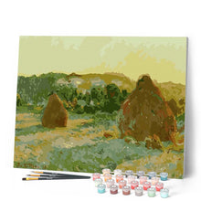 Charger l'image dans la galerie, peinture par numéros | Meules de Foin | Complexe, Paysages, reproduction | FiguredArt