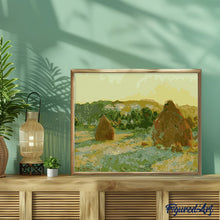 Charger l'image dans la galerie, peinture par numéros | Meules de Foin | Complexe, Paysages, reproduction | FiguredArt