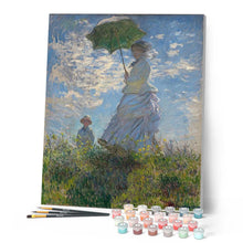 Charger l'image dans la galerie, peinture par numéros | Reflet de Parasol | Complexe, portrait | FiguredArt