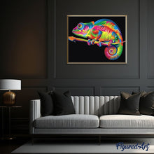 Charger l'image dans la galerie, peinture par numéros | Caméléon Pop Art | animaux, Facile, france, Pop Art | FiguredArt