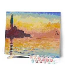 Charger l'image dans la galerie, peinture par numéros | Phare sur mer | Complexe, Paysages, reproduction | FiguredArt