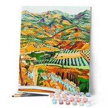 Charger l'image dans la galerie, peinture par numéros | Dans la vallée | Intermédiaire, paysages | FiguredArt