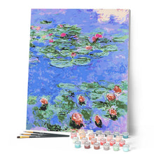 Charger l'image dans la galerie, peinture par numéros | Vue sur Nénuphars | Intermédiaire, paysages | FiguredArt