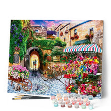 Charger l'image dans la galerie, peinture par numéros | Rue des fleurs | Complexe, fleurs, paysages | FiguredArt