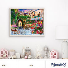 Charger l'image dans la galerie, peinture par numéros | Rue des fleurs | Complexe, fleurs, paysages | FiguredArt