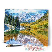 Charger l'image dans la galerie, peinture par numéros | Rivière de Montagne | Complexe, montagnes, paysages | FiguredArt