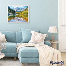 Charger l'image dans la galerie, peinture par numéros | Rivière de Montagne | Complexe, montagnes, paysages | FiguredArt