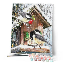 Charger l'image dans la galerie, peinture par numéros | Petites mésanges | animaux, Complexe, oiseaux | FiguredArt