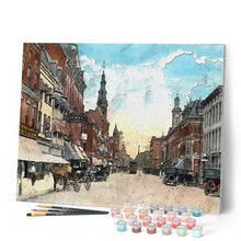 Charger l'image dans la galerie, peinture par numéros | Il y a 200 ans | Complexe, paysages, ville | FiguredArt