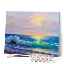 Charger l'image dans la galerie, peinture par numéros | Vue sur Vagues | Intermédiaire, paysages | FiguredArt