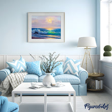Charger l'image dans la galerie, peinture par numéros | Vue sur Vagues | Intermédiaire, paysages | FiguredArt