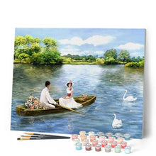 Charger l'image dans la galerie, peinture par numéros | Promenade en Barque | complexe, romantique | FiguredArt