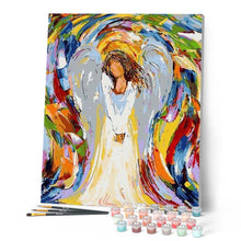 Charger l'image dans la galerie, peinture par numéros | Petit Ange abstrait | Intermédiaire, religion | FiguredArt